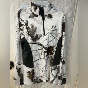 Ladies snow camo Realtree Quarter Zip